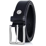 LINDENMANN Gürtel Herren Vollleder 30 mm schwarz, Größe/Size:95