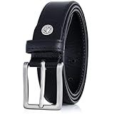 LINDENMANN Gürtel Herren Vollleder 30 mm schwarz, Größe/Size:95