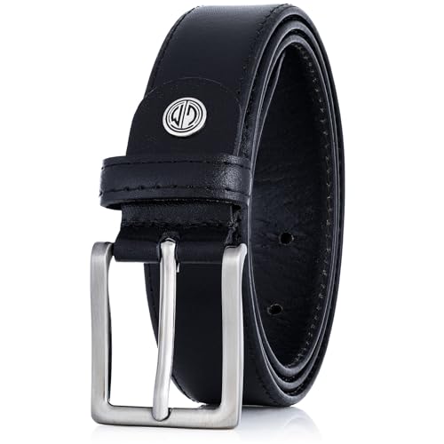 LINDENMANN Gürtel Herren Vollleder 30 mm schwarz, Größe/Size:85