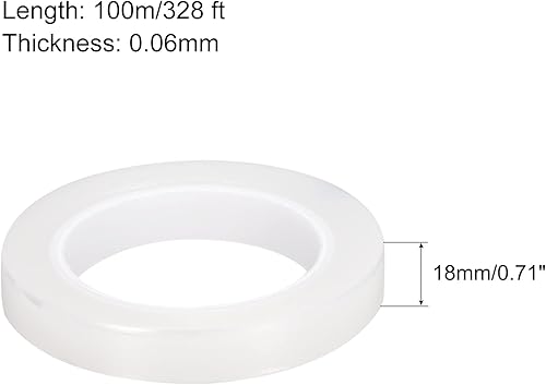 Miniatura 2 de MECCANIXITY Cinta protectora extraíble de 2.36 x 328 pies, rollo de cinta protectora de superficie para muebles, electrodomésticos, transparente