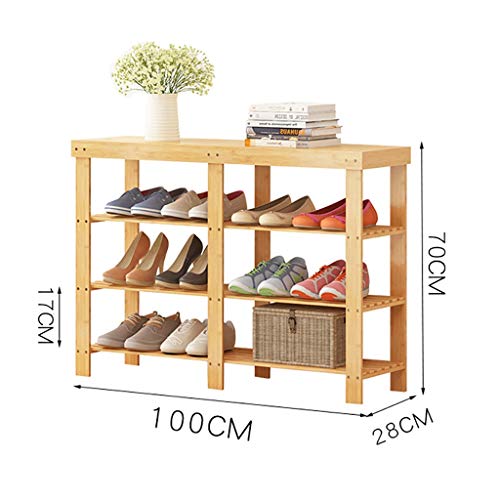 Petite étagère à chaussures pour gain de place banc de rangement entrée - 3