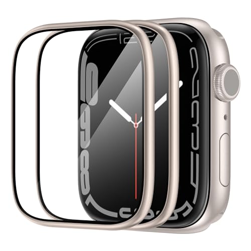 SWUU 2 Pack Screen Protector for Apple Watch SE2/1 Series 6 5 4 44mm