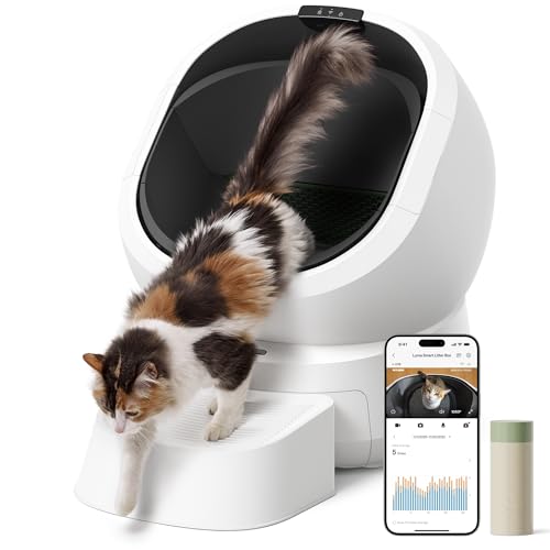 Image of PETLIBRO Luma Automatic Cat Litter Box AI-Camera Waste Analysis, Auto Odor-Control, Multi-Cats Recognition, Smart App Usage Tracking, Safety Sensors