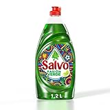 Salvo Lavatrastes Líquido, Pasión Verde Limón Jabón Líquido Para Trastes Con Triple Poder Cortagrasa' 1.2 L, Rinde...