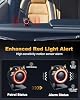 Sistema de alarma para auto, 120dB con sensor de movimiento, dispositivo antirrobo con control remoto inalámbrico, sistema de seguridad recargable para autos, RVs, SUVs, camionetas 8