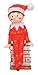 ProductWorks 24-Inch Pre-Lit Elf on a Shelf Christmas Yard Decoration, 50 Lights