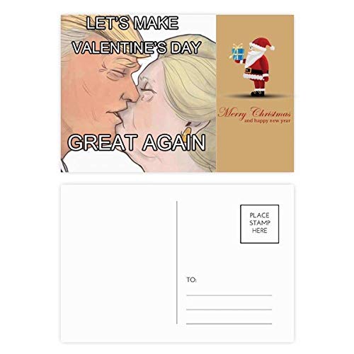 Cartes postales Trump Père Noël drôle lot de 20 correspondance humour usa