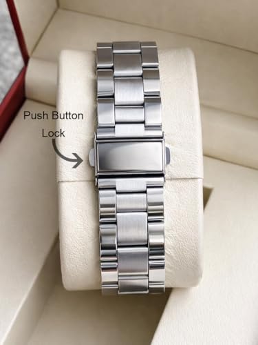 Image of AMERICANVIBER Luxury Diver Watch with Green Dial, Stainless Steel Band, Date Display, Quartz Movement