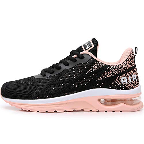 MAFEKE Women Air Athletic Running Shoes Fashion Tennis Breathable Lightweight Walking Sneakers