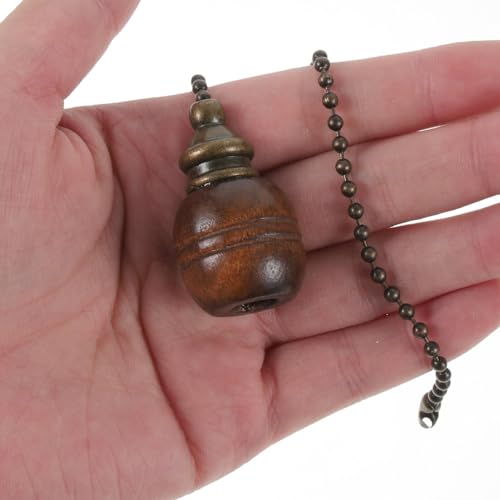 Image of YARNOW Retro Ceiling Fan Pull Chain Pendant Decorative Light Pull Chain for Ceiling Fans and Lamps Easy Replacement Accessory for High Lights Fan Vintage Style