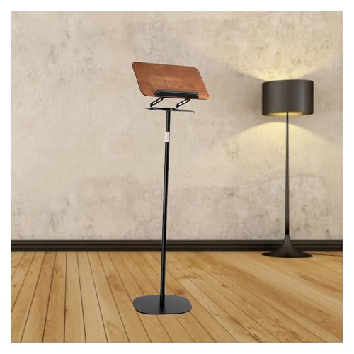 Soporte vertical de lectura de madera para aulas y conferencias