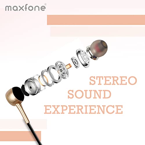 Image of Melody-200G in-Ear Bluetooth 5.0 Wireless Neckband with Upto 25hrs Playback Time, Fast Charging Type-C Port, IPX 4 Rating, Dual Paring |13mm Drivers with Magnetic Back Earphones (Gold)