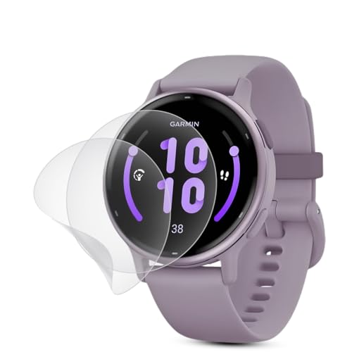 �y�A���`�O���A �t�B���� 2���Z�b�g�z�Ή� GARMIN(�K�[�~��)vivoactive 5 �p�t�B���� ��TPU�f�� vivoactive 5 �ی�t�B���� ���˒ጸ/�C�A�h�~/�w��h�~/�X�N���b�`�h�~/�\��t���ȒP GARMIN vivoactive 