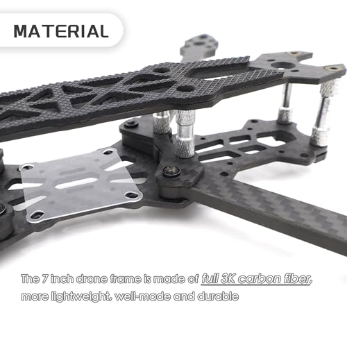 Image of Mark4 FPV Frame 295mm FPV Racing Drone Frame 7inch 3K Carbon Fiber Frame Quadcopter FPV Freestyle Frame with 5mm Arms