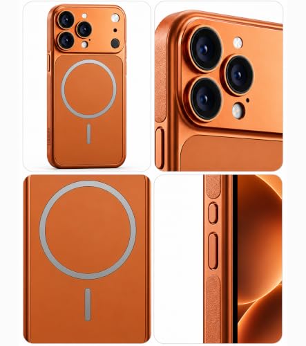 HANIRY Store Compatible iPhone 14 Pro Max Cover Case Orange - Image 6