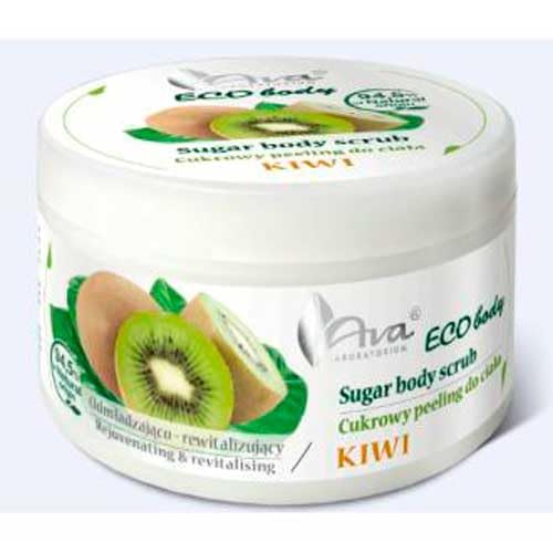 ECO BODY exfoliante corporal azucar y kiwi 250gr.