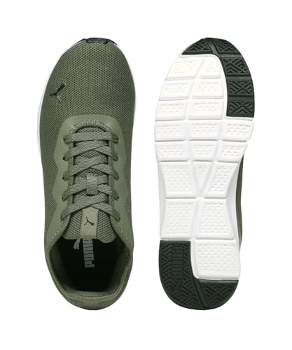 Image of PUMA | Hustle V2 Men's Shoes | Burnt Olive-Black | 7UK