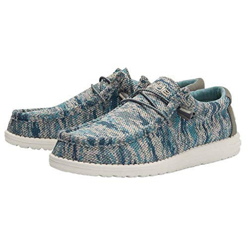 Image of HEYDUDE Men's Wally Sox Polar Camo Size 13 | Men's Shoes | Men's Lace Up Loafers | Comfortable & Light-Weight