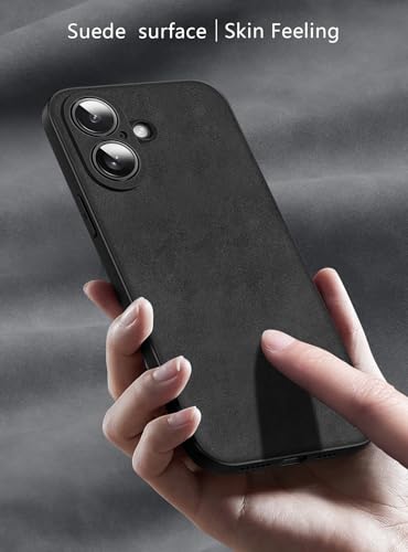 Coque iPhone 16 Plus étui en cuir TPU antidérapant, protection mince de luxe 2024 - 4