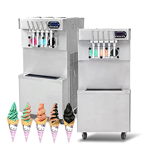 Kolice CE ETL Zertifikat Kommerzielle 3+2 Mixed Flavours Softeismaschine, 5 Flavours Joghurt Softeismaschine, Upper… – Bild 3