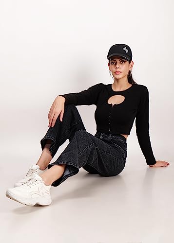 Image of High Waist Bell Bottom Women Denim Jeans |Regular Fit Casual Wear /Office Wear| Jeans with Front 5 Button| Comfy Stylish Trendy Bell Bottom