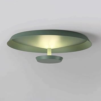 Art Deco Flush Mount Ceiling Light Fixtures, 15.7 Inch Flat Led Light for Ceiling, 18W 3000K Ultra Thin Round Lamp for Bedroom Kitchen,Bathroom,Garage,Living Room, Dining Room