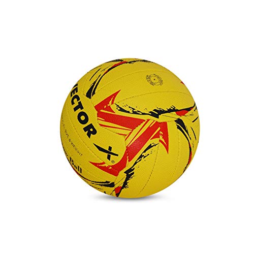 Vector X Wurffußball (18 Panels) (gelb-rot)