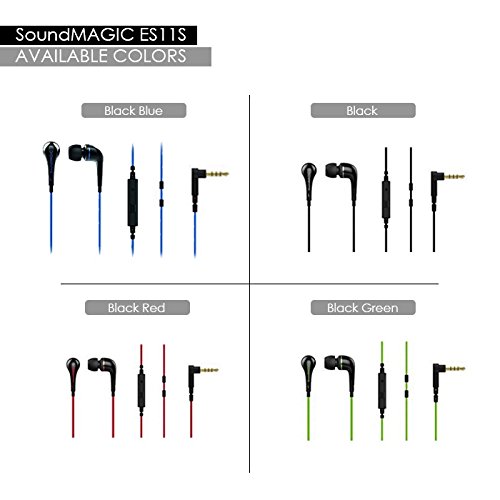 Image of SoundMAGIC ES11S in-Ear Wired Headphones (Black /Red)