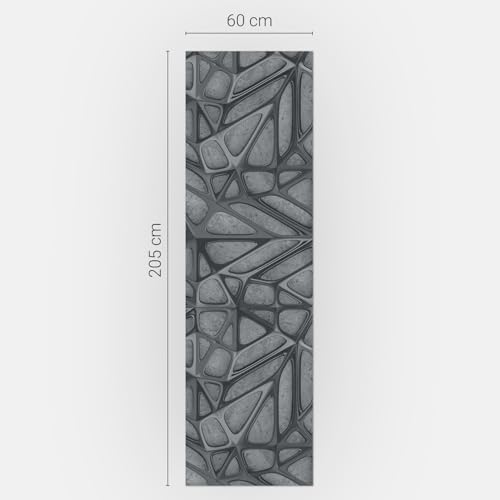 Vinilo para nevera 60x205 cm con efecto 3D abstracto y acabado lavable 5
