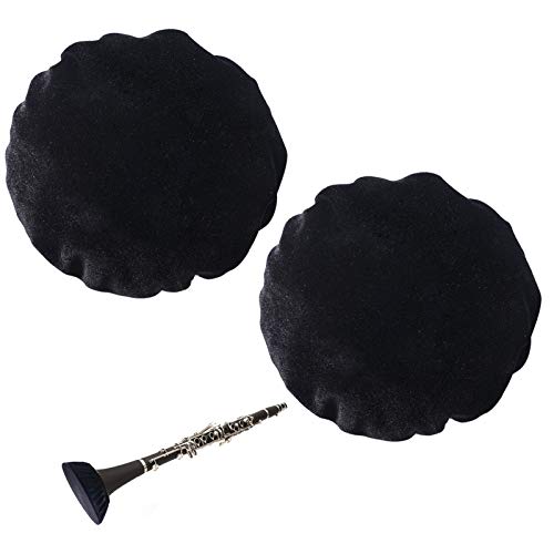 Music Instrument Bell Cover 3\" Ideal for Suitable for trumpet/cornet, alto saxophone/trumpet, bass clarinet/cornet 2 pieces (3 inch)