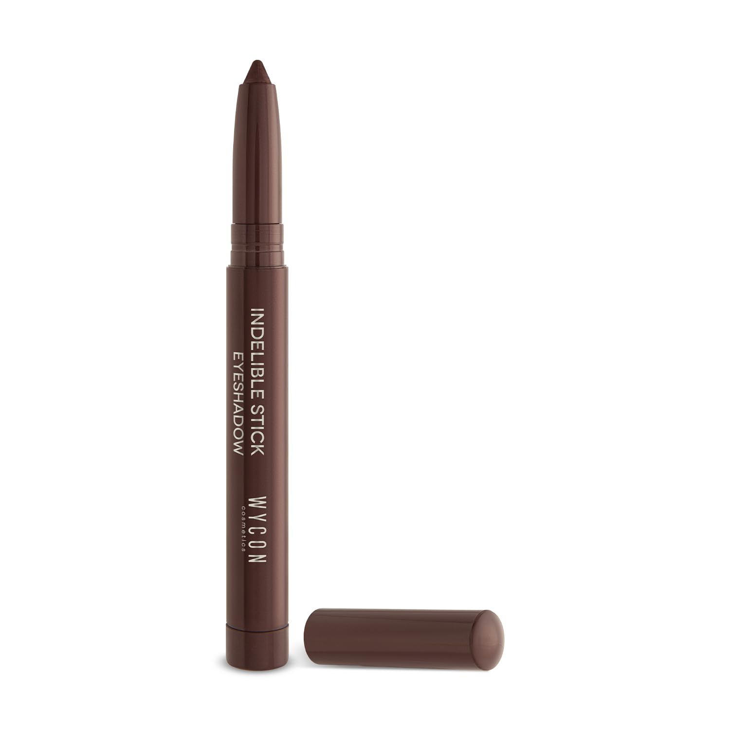 WYCON cosmetics INDELIBLE STICK EYESHADOW - Sombra de ojos Stylo Waterproof, sombra de ojos acabado mate o satinado, larga duración, delineador cremoso en barra - 114 plum