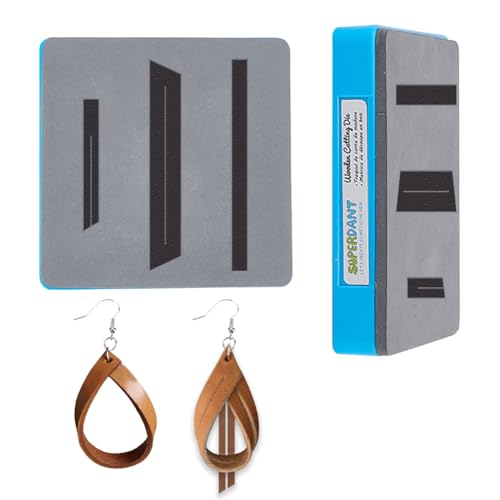 SUPERDANT Leather Earrings Cutting Die Twist Shape Hoop Earrings Die...