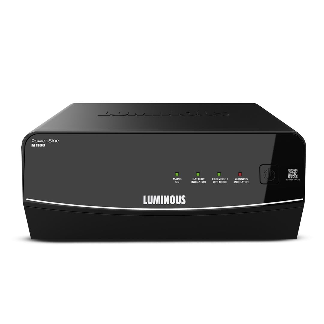Luminous Power Sine M 1100 Sine Wave Inverter Ideal for Home,Office & Shops | 900VA Inverter | Reliable Power Backup | High Performance| Easy Installation | 36 Months Warranty-picture-23