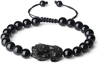COAI Chinese Fengshui Pixiu Obsidian Stone Bracelet