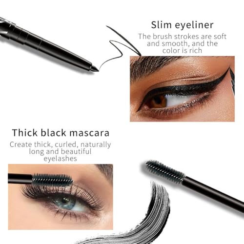 Kit Mascara y Delineador para Ojos Waterproof miniatura 4