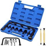 LQGTQO 12 Pièces Compresseur de Ressort de Soupape Kit, Compresseur de Ressort avec Leve S...