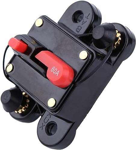 Disyuntor de 100A para coche con relé protector de voltaje DC 12V 4