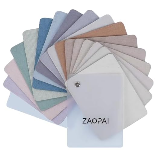 ZAOPAI Curtain Color Card 16 Colors