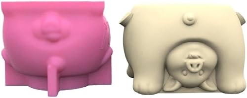 Adorable molde de silicona para macetas, gatos, osos, cerdos, suculentas, moldes de silicona, lindos moldes de resina para plantas de interior disponible en Yaxa Peru