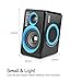 RECCAZR SP2040 Surround Computer Speakers with Deep Bass USB Wired Powered Multimedia Speaker for PC/Laptops/Smart Phone Built-in 4 Loudspeaker Diaphragm(Blue)