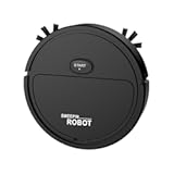 Smart Sweeping Robot Household Sweeping and Mopping Machine Fully Smart Vacuum Cleaner Smart Navigation Robotic Vacuum for pet Hair 、 vacuums for Hardwood Floors Automatic Vacuum Robot (Black)