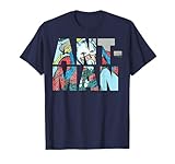 Marvel Comics Retro Classic Ant-Man Comic Letter Fill Logo T-Shirt