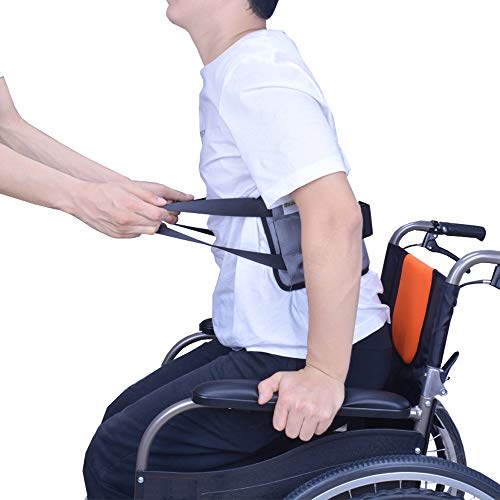 Wheelchair Seat Belt Medical Restraints Straps Adjustable Wheelchair Safety Harness Patients Cares Safety Waist Lap Strap with Lift Sling