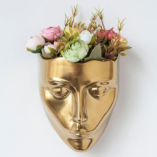 Pot de fleurs décoratif pour le visage en forme de bouteille unique - 5