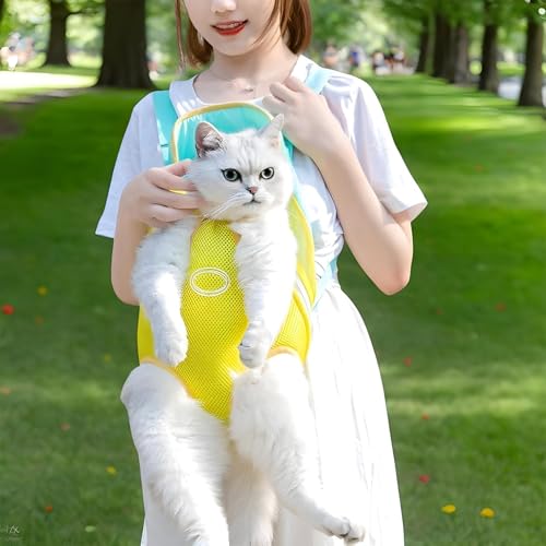 Transportador frontal para gatos, mochila para transporte de animais de estimação | Mochila frontal
