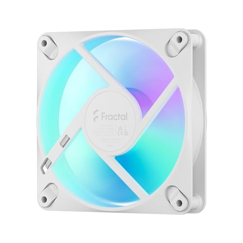Image of Fractal Design Dynamic 3 12 Reverse RGB White 120mm PWM Fan