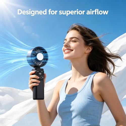 Ventilador de refrigeración con velocidades configurables para aliviar el calor 6