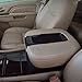 Dasbecan Center Console lid Armrest Cover Compatible with 2007-2014 Chevy Avalanche Silverado Suburban 1500 2500 GMC Yukon Sierra 2500HD 3500HD Armrest Center Console Cover Lid Kit (Beige)