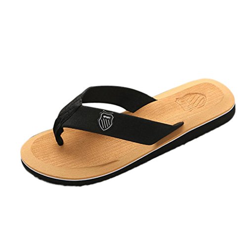 Chanclas Hombres Xinantime Chanclas de Verano para Hombres Zapatillas Sandalias de Playa Calzado Casual para Interiores y Exteriores (44, Amarillo)