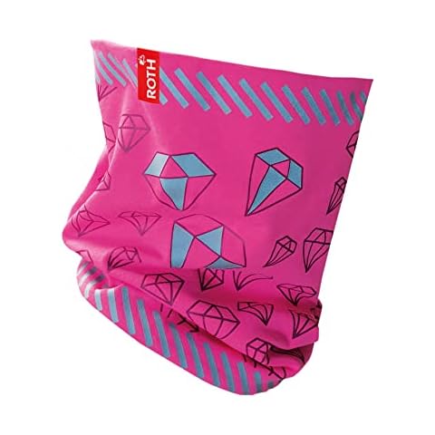 ROTH Children's Reflective Tube Scarf, Pink Cover
